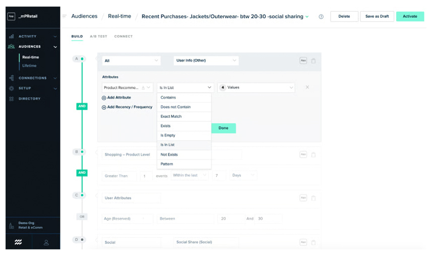 mParticle screenshot - 10 Migliori Piattaforme di Gestione dei Dati dei Clienti a Melbourne Recensite nel 2026