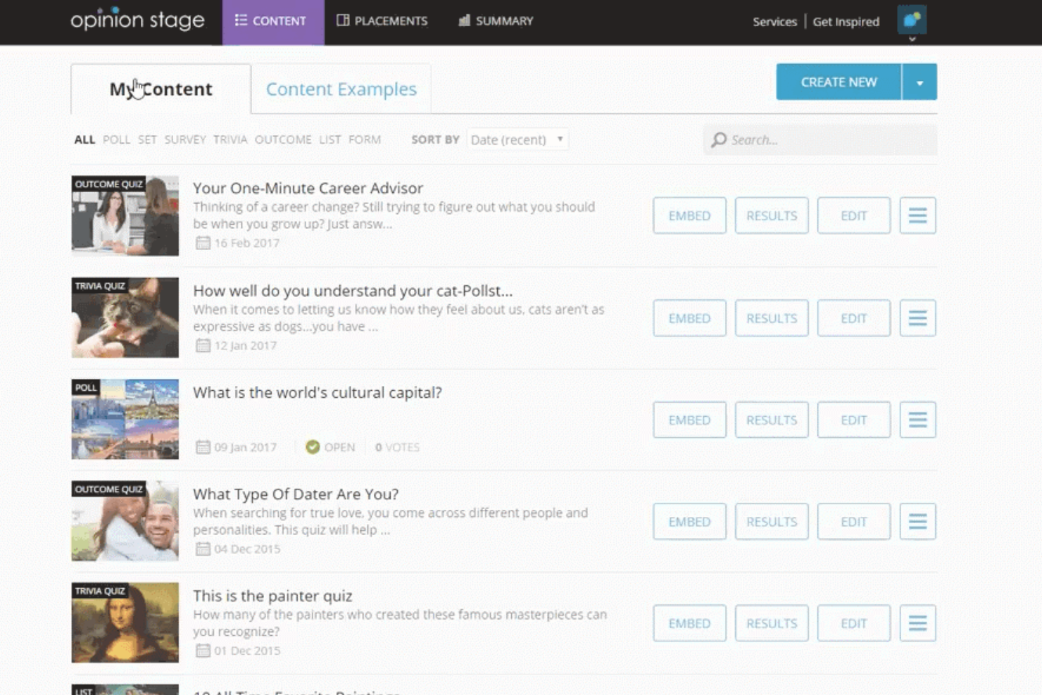 Opinion Stage screenshot - 10 Migliori Strumenti per Creare Sondaggi per il Feedback dei Clienti nel 2026