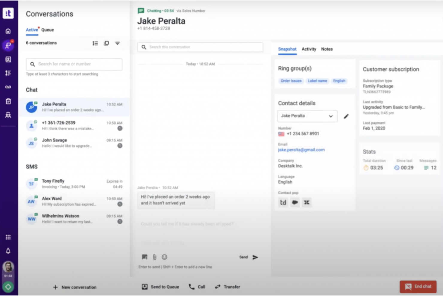 Talkdesk screenshot - 10 migliori opzioni software per il controllo qualità dei centri di assistenza telefonica per il 2026