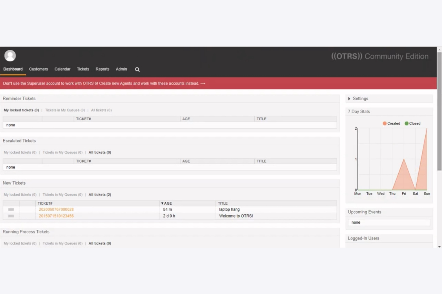 OTRS screenshot - 10 Mejores Alternativas a Spiceworks Analizadas en 2026