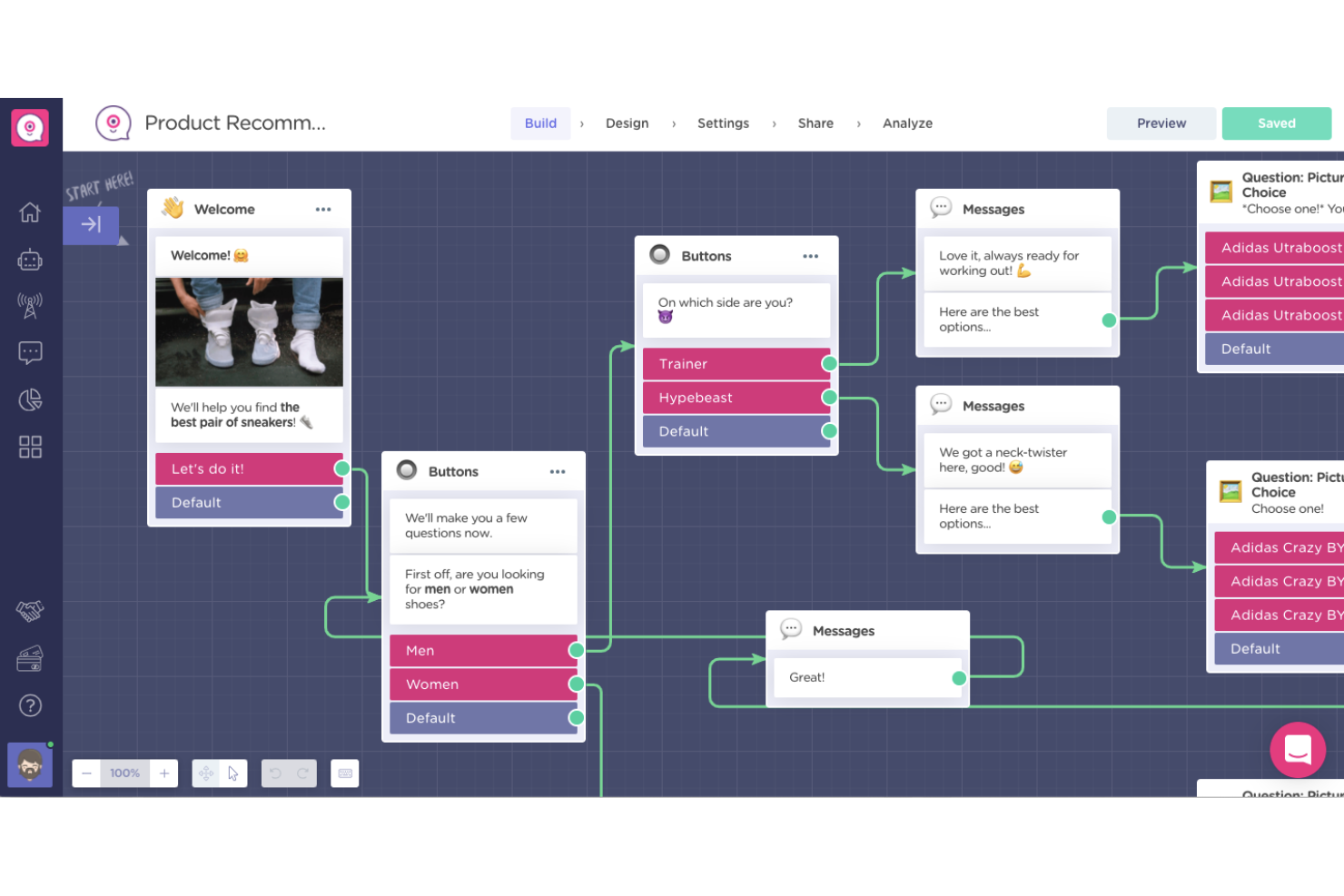 Landbot.io screenshot - 10 Mejores Alternativas a Drift Revisadas en 2026