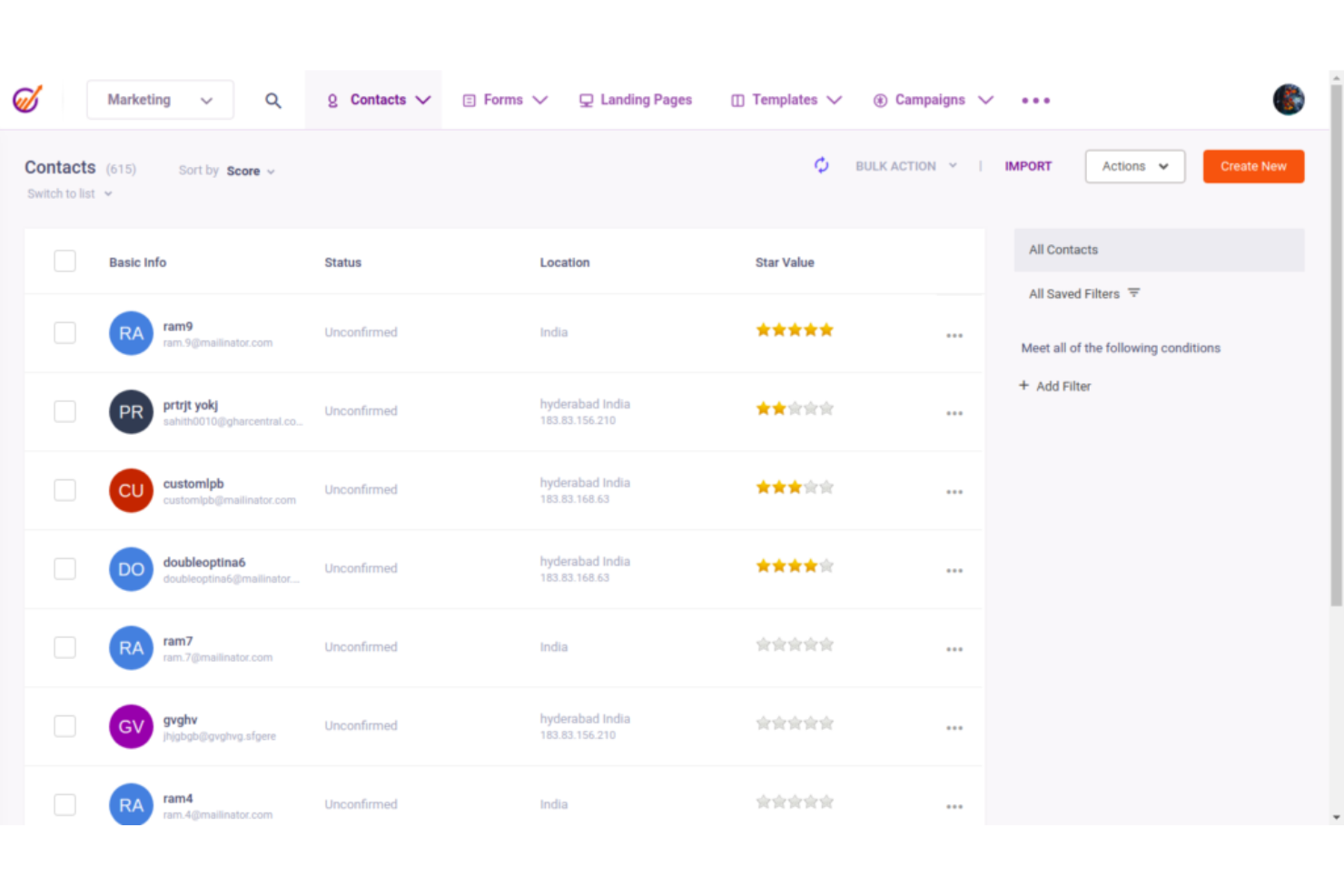 EngageBay screenshot - 10 Migliori Software di Gestione dei Dati dei Clienti Recensiti nel 2026