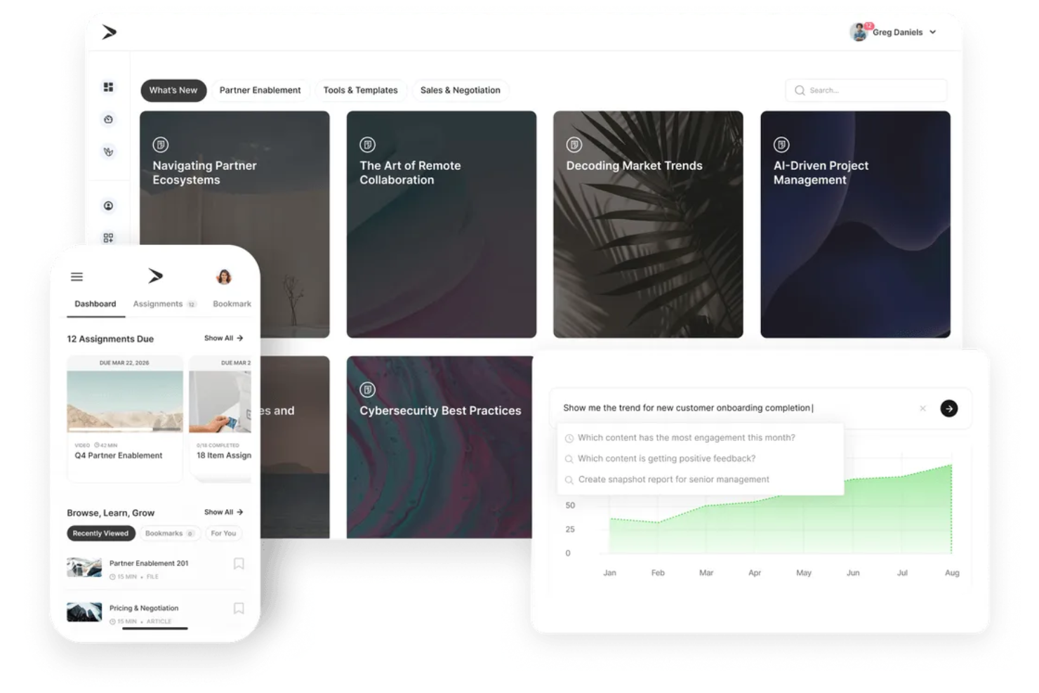 Continu screenshot - 10 Migliori Piattaforme di Formazione Clienti Recensite nel 2026