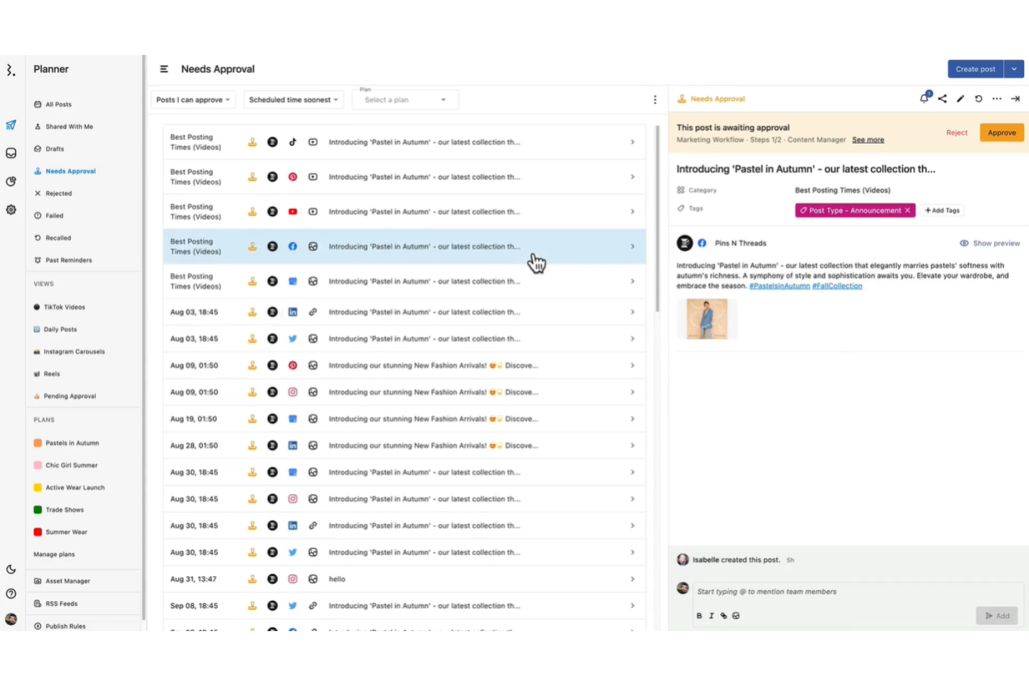 Statusbrew screenshot - 10 Mejores Programas de Atención al Cliente en Redes Sociales Analizados en 2026