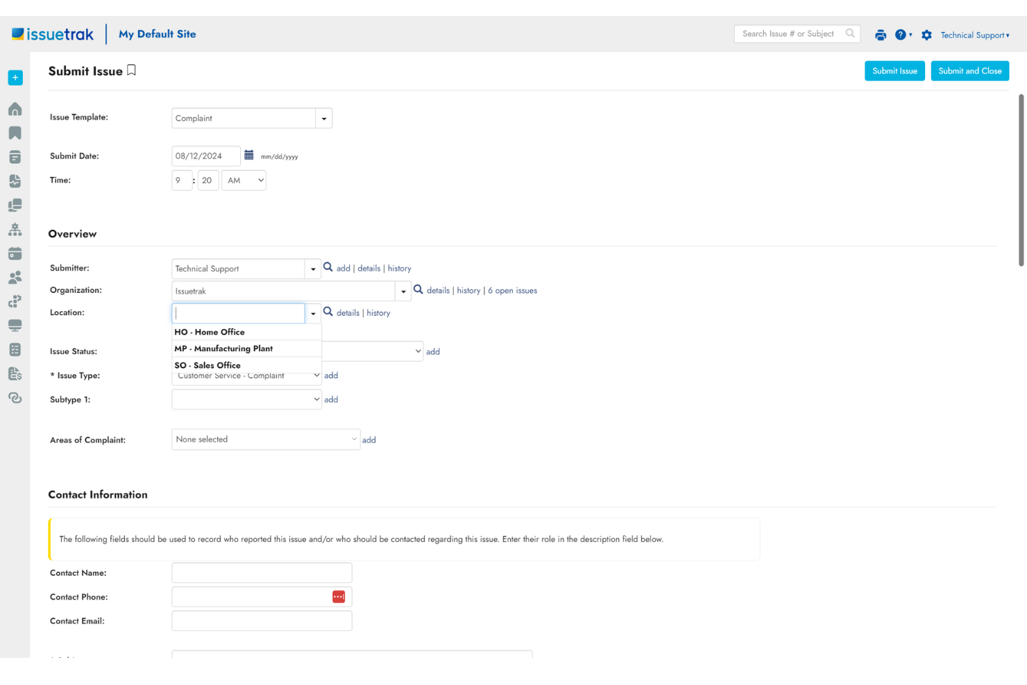 Issuetrak screenshot - 10 migliori alternative a osTicket recensite nel 2026