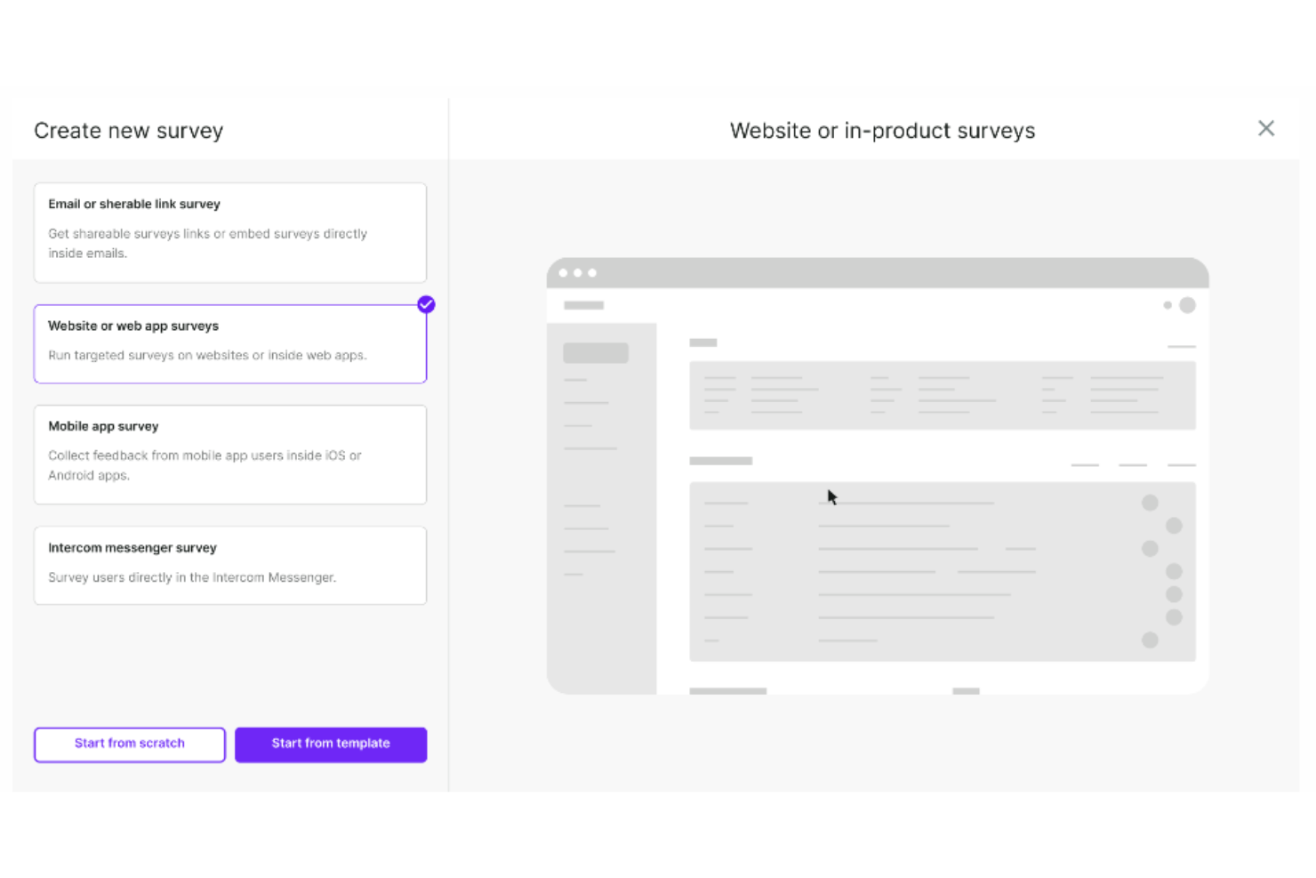 Survicate screenshot - 10 Mejores Herramientas de Gestión de Feedback para 2026