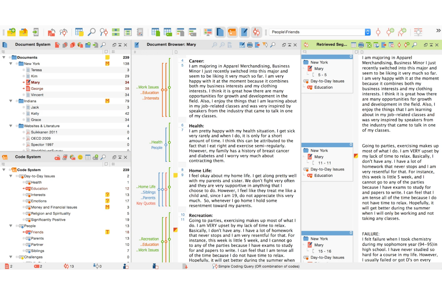 MAXQDA screenshot - 10 Migliori software per l’analisi dei sondaggi del 2026: Confronto