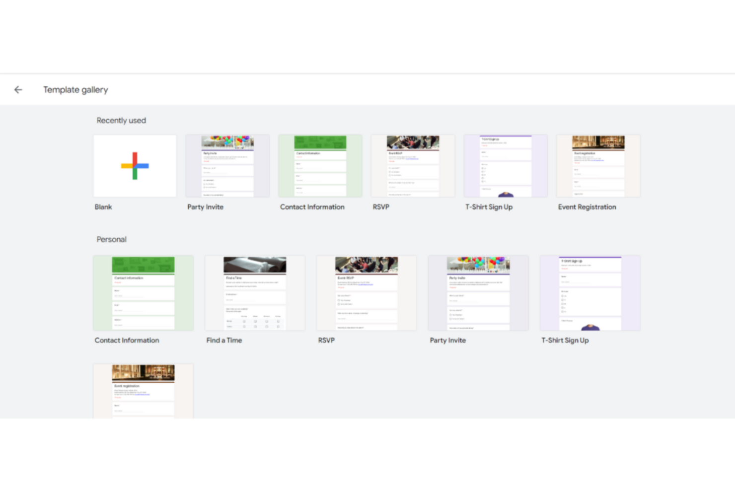 Google Forms screenshot - 10 Migliori Creatori di Sondaggi Gratuiti del 2026: Confronto