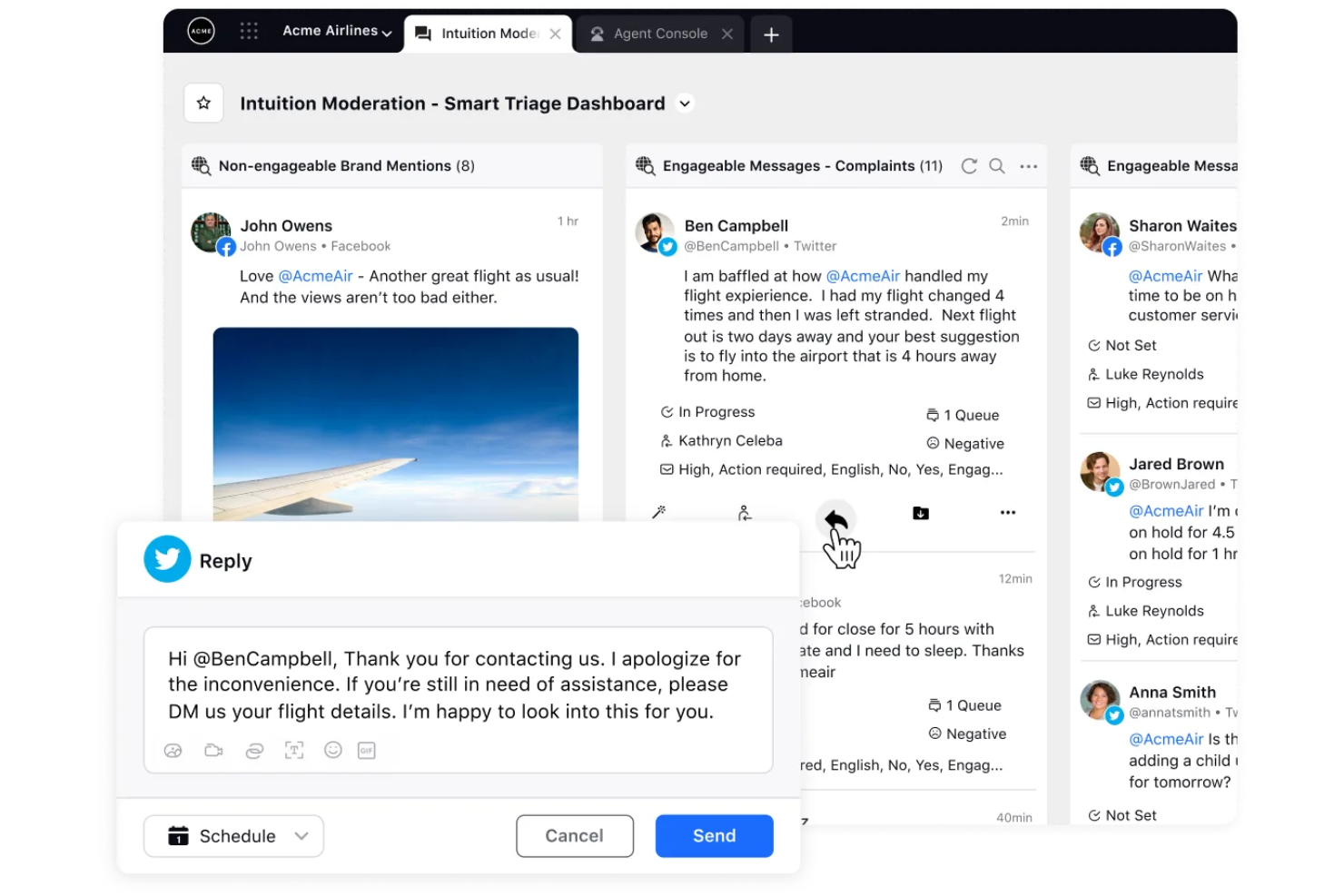 Sprinklr Service screenshot - 10 Mejores Sistemas de Software para la Gestión de Quejas de 2026