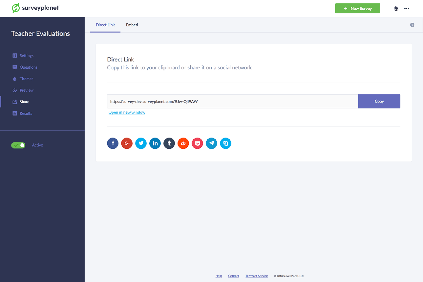 SurveyPlanet screenshot - 10 Mejores Herramientas Gratuitas de Encuestas de 2026 para Recopilar Opiniones