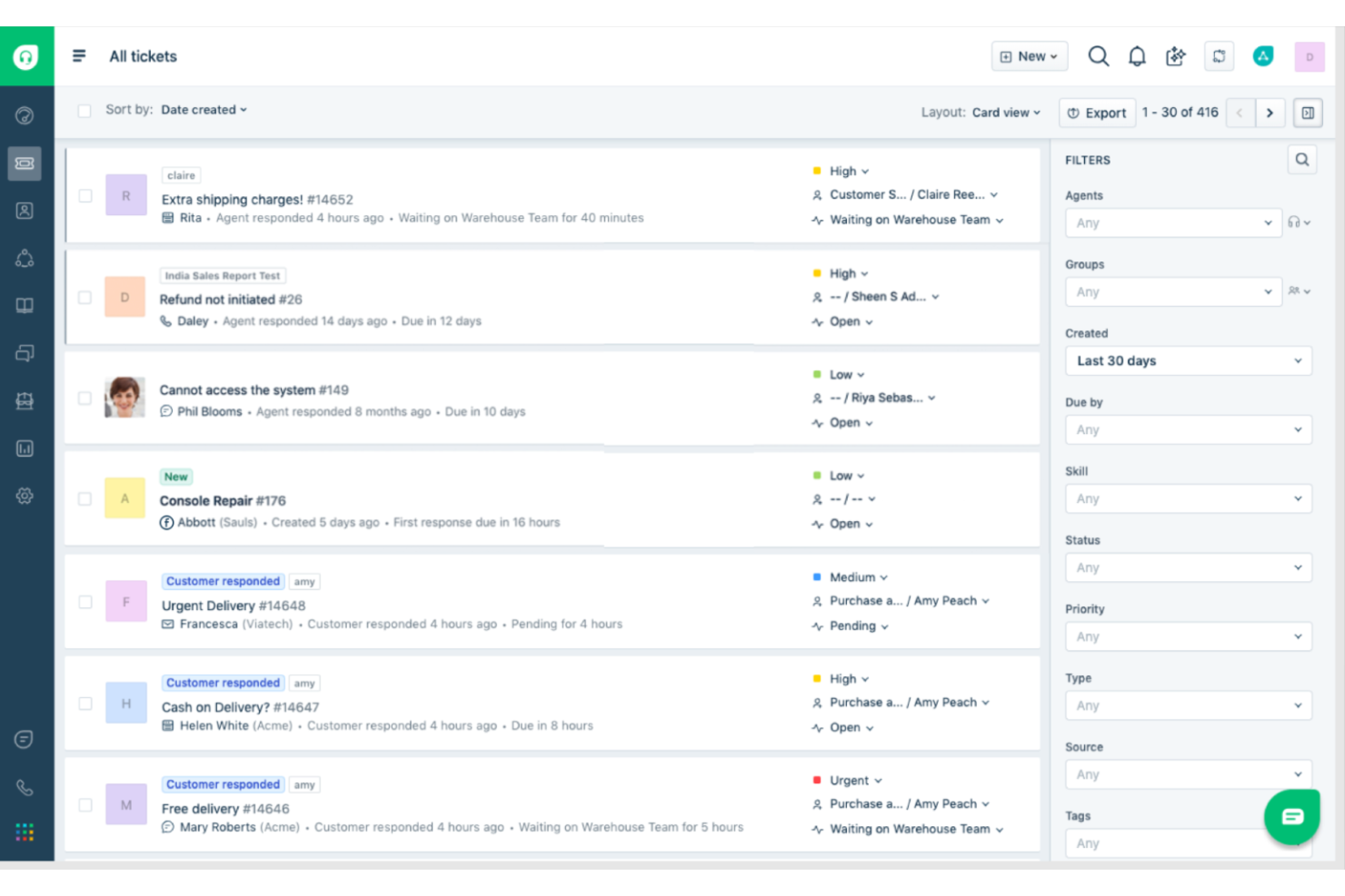 Freshdesk screenshot - 10 migliori strumenti per la gestione delle comunicazioni con i clienti per 2026