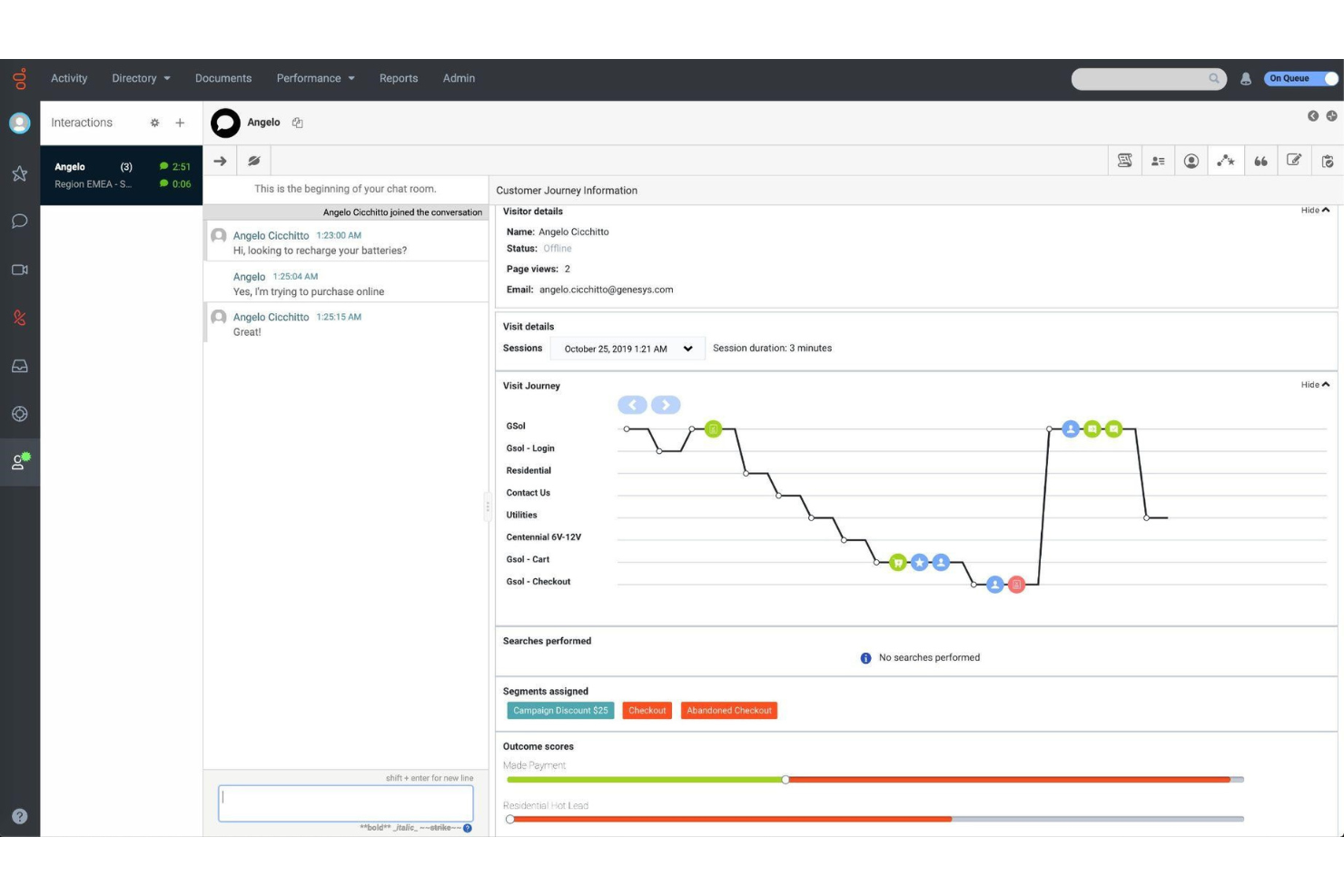 Genesys Cloud CX screenshot - 10 Mejores Programas de Colas de Llamadas de 2026