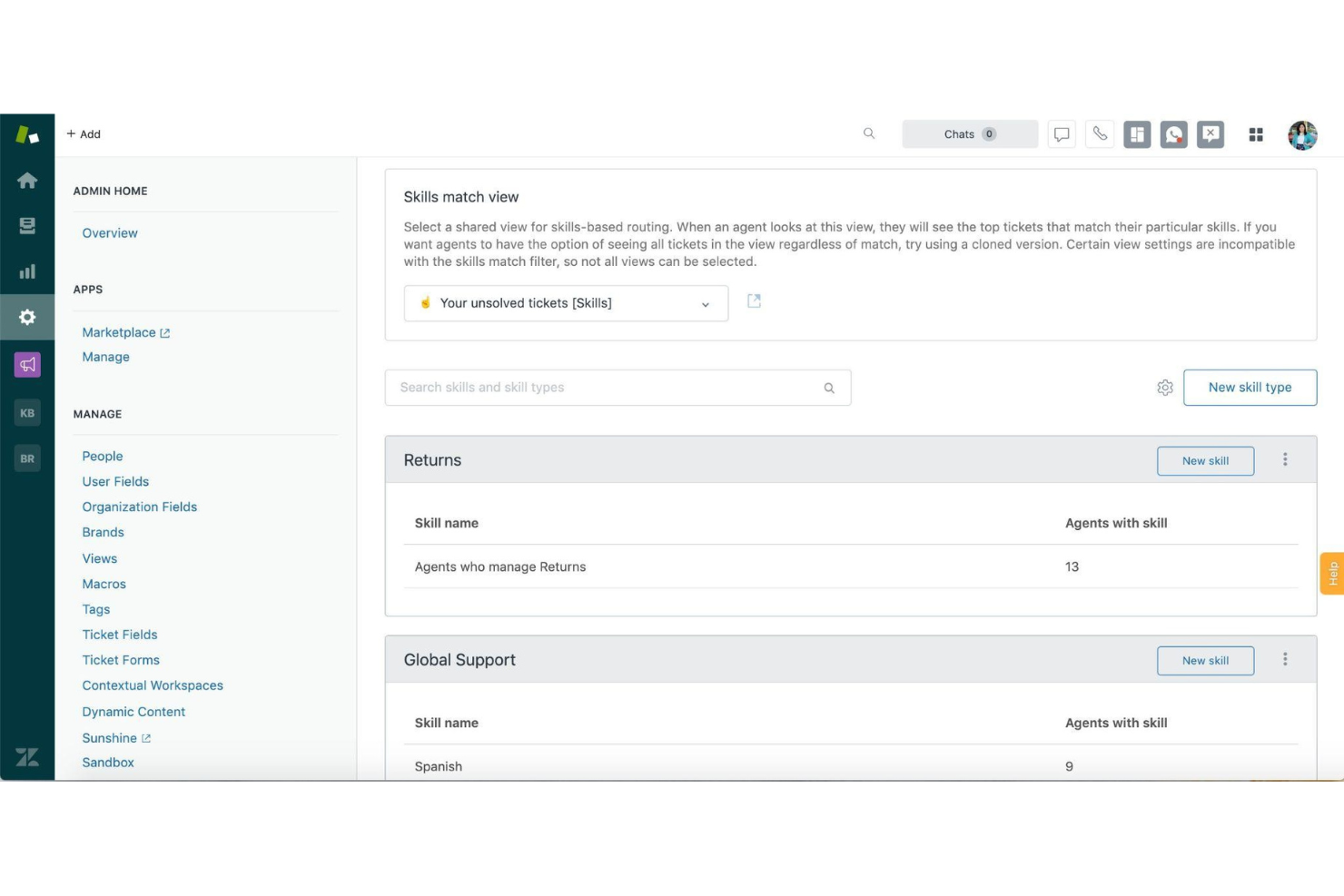 Zendesk Talk screenshot - 10 Migliori software per la gestione delle code di chiamata del 2026