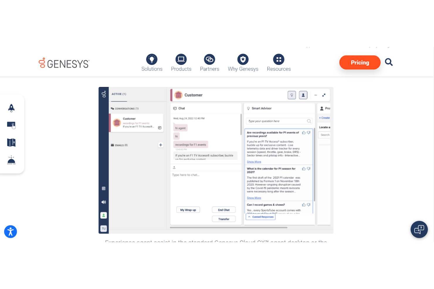 Genesys Cloud CX screenshot - 10 Migliori Software per la Creazione di Script per Call Center del 2026
