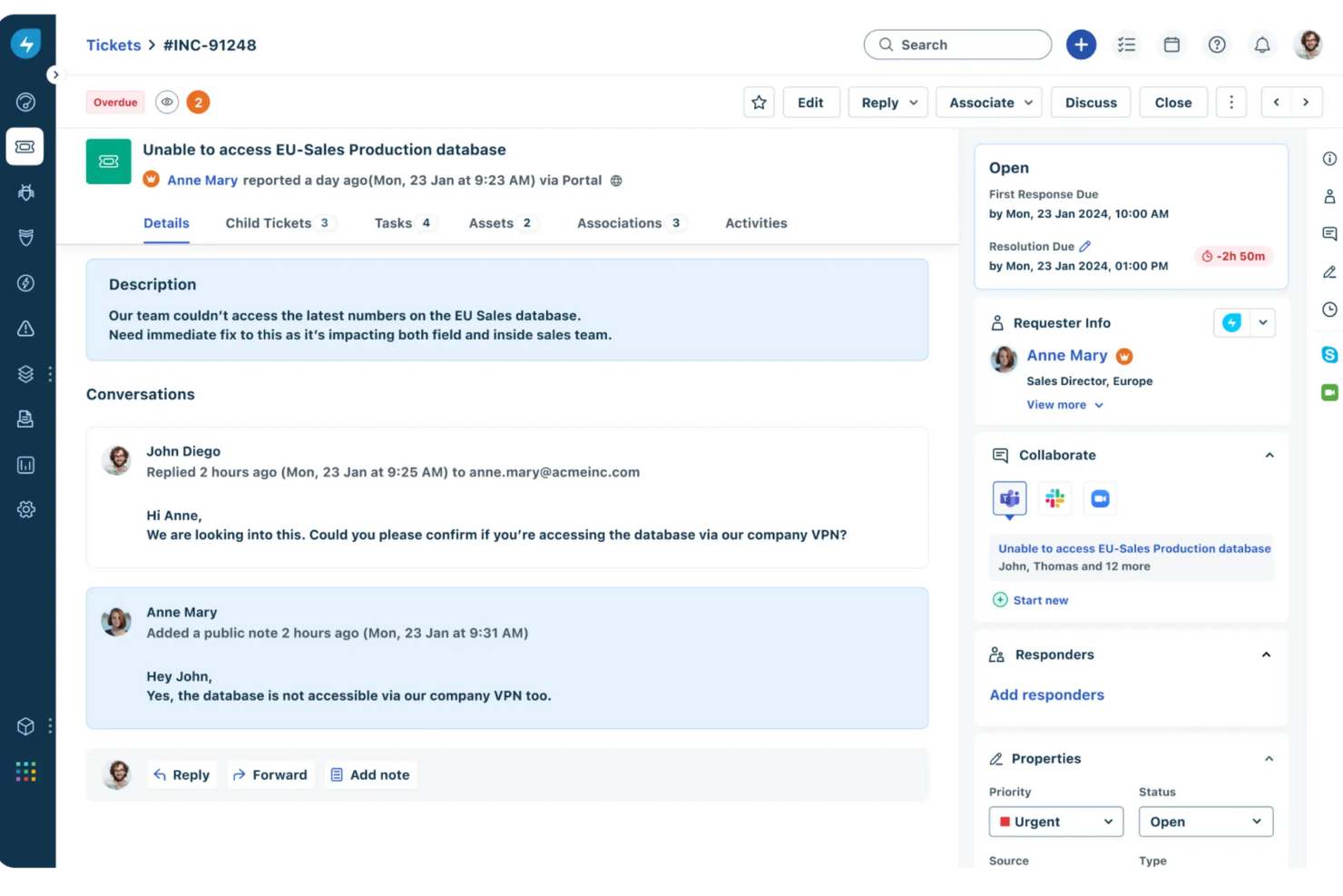 Freshservice screenshot - 10 Mejores Herramientas de Mesa de Ayuda en la Nube Analizadas para 2026