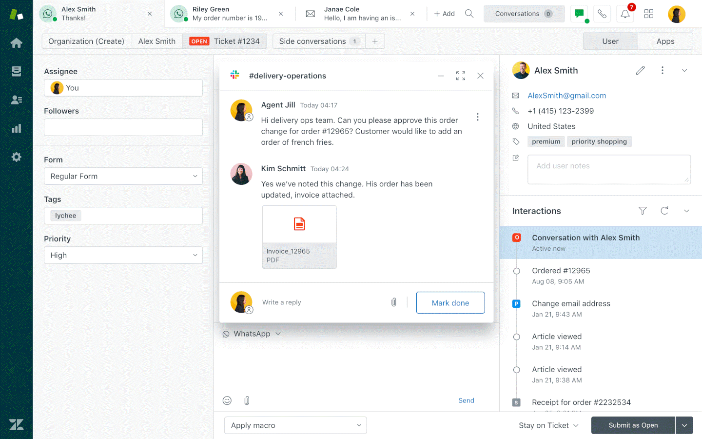 Zendesk screenshot - 10 Mejores Software de Mesa de Ayuda para Pequeñas Empresas en 2026