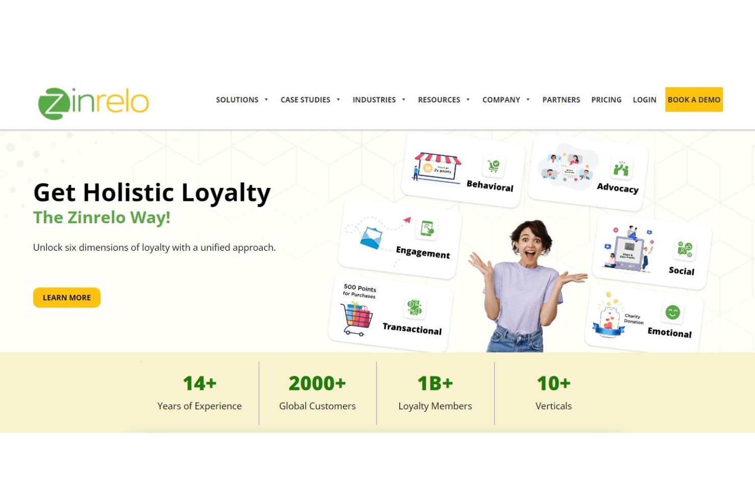 Zinrelo screenshot - 10 Migliori Software di Fidelizzazione del Cliente del 2026: Confronto