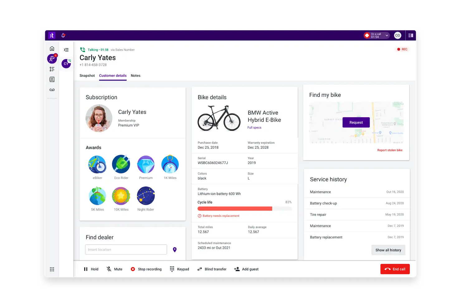 Talkdesk screenshot - 10 migliori software per call center in entrata del 2026
