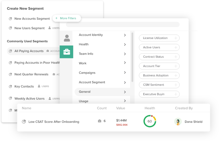 Totango screenshot - 10 migliori piattaforme di segmentazione clienti per il 2026