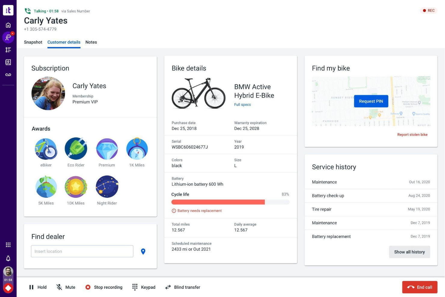 Talkdesk screenshot - 10 Migliori Software per Call Center Recensiti per 2026
