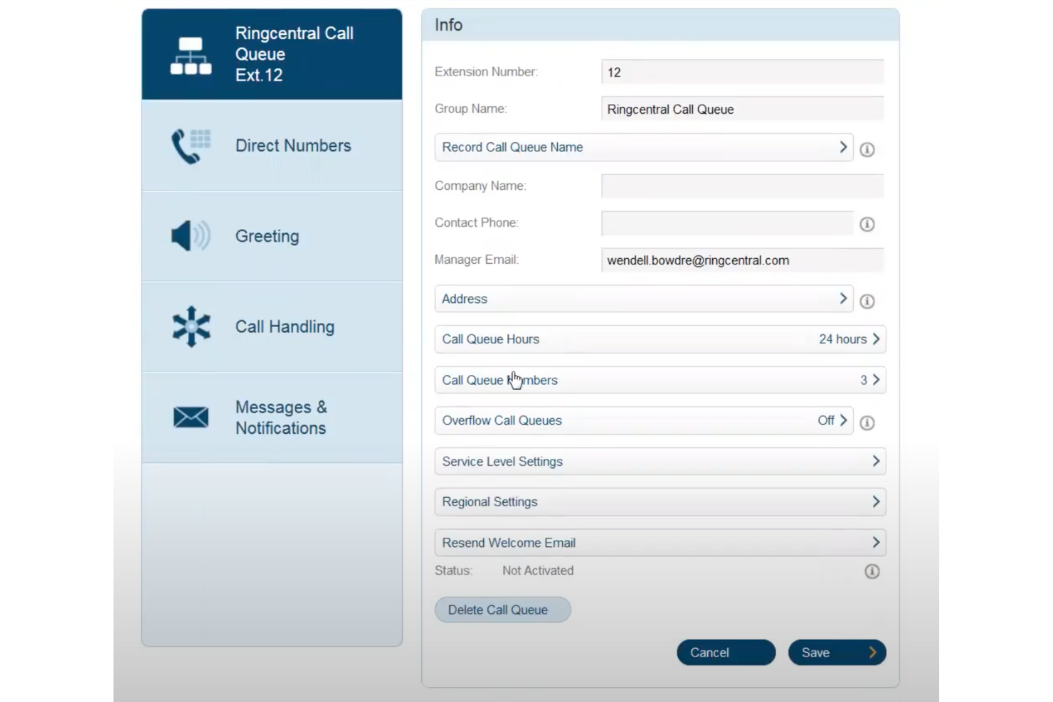 RingCentral Contact Center screenshot - 10 migliori software per call center virtuali del 2026: Confronto