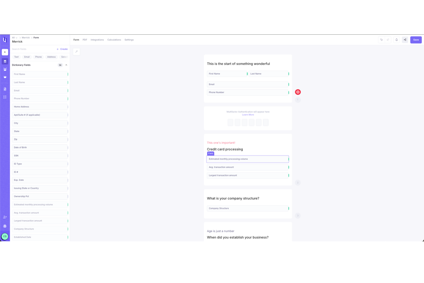 Under.io screenshot - 10 migliori creatori di moduli del 2026: recensione e confronto