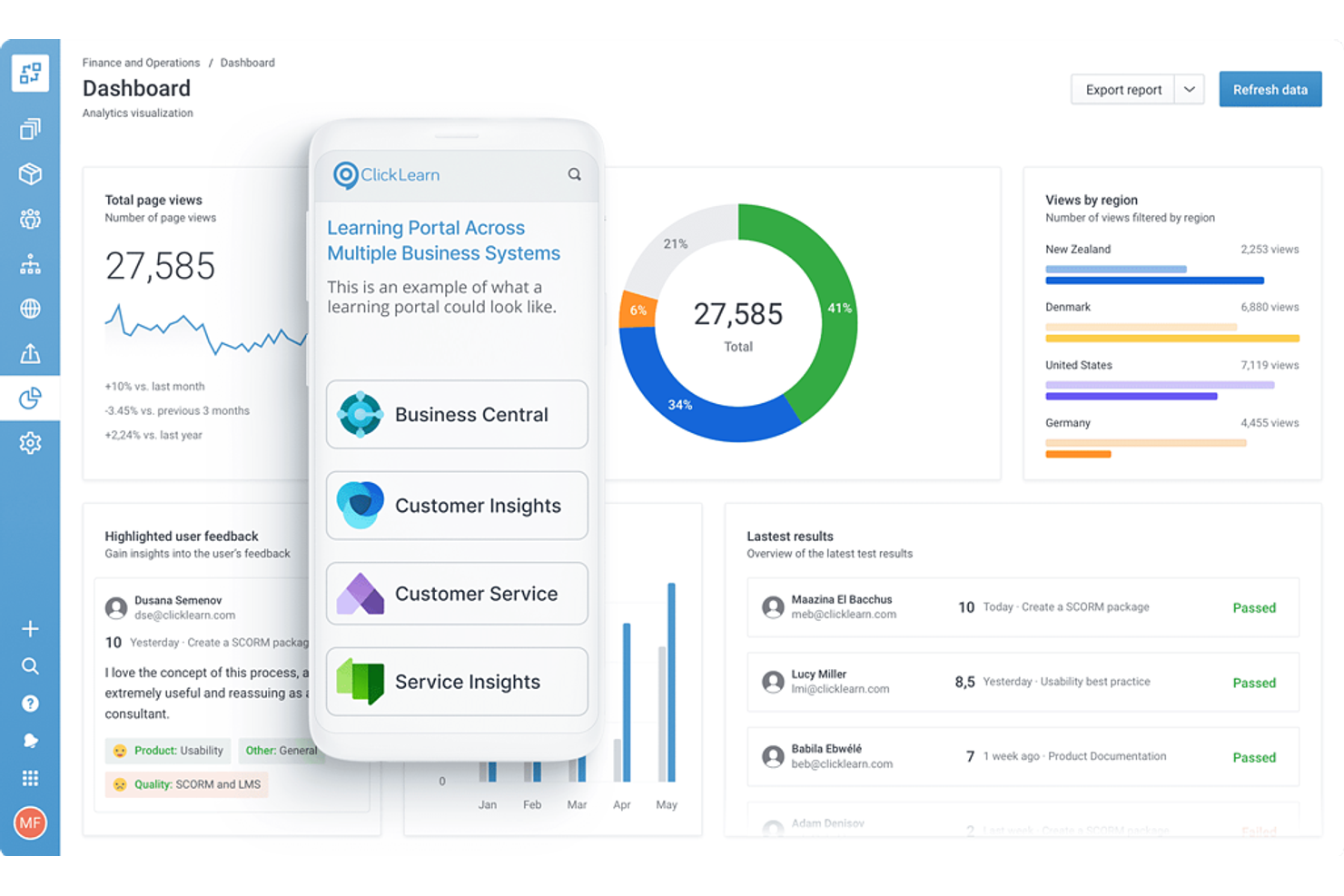 ClickLearn screenshot - 10 alternativas a WalkMe seleccionadas para 2026