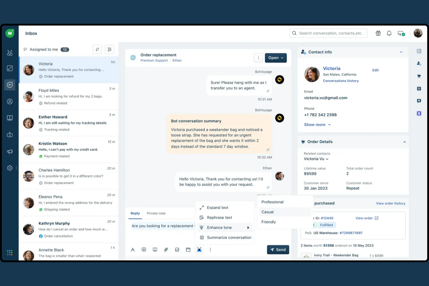 Freshdesk screenshot - 10 Mejores Software de Automatización de Atención al Cliente en 2026