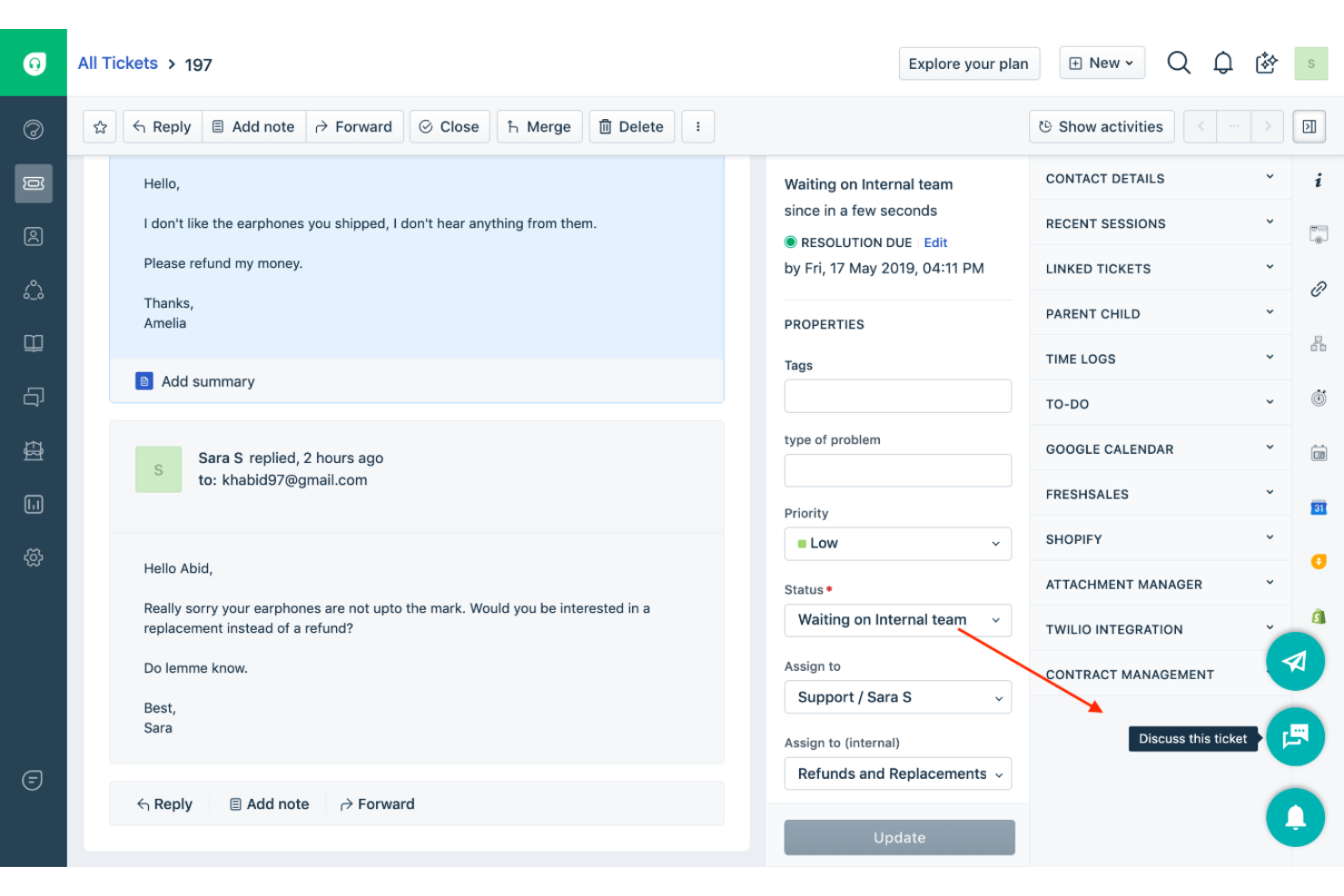Freshdesk by Freshworks screenshot - 10 migliori alternative a HappyFox recensite nel 2026