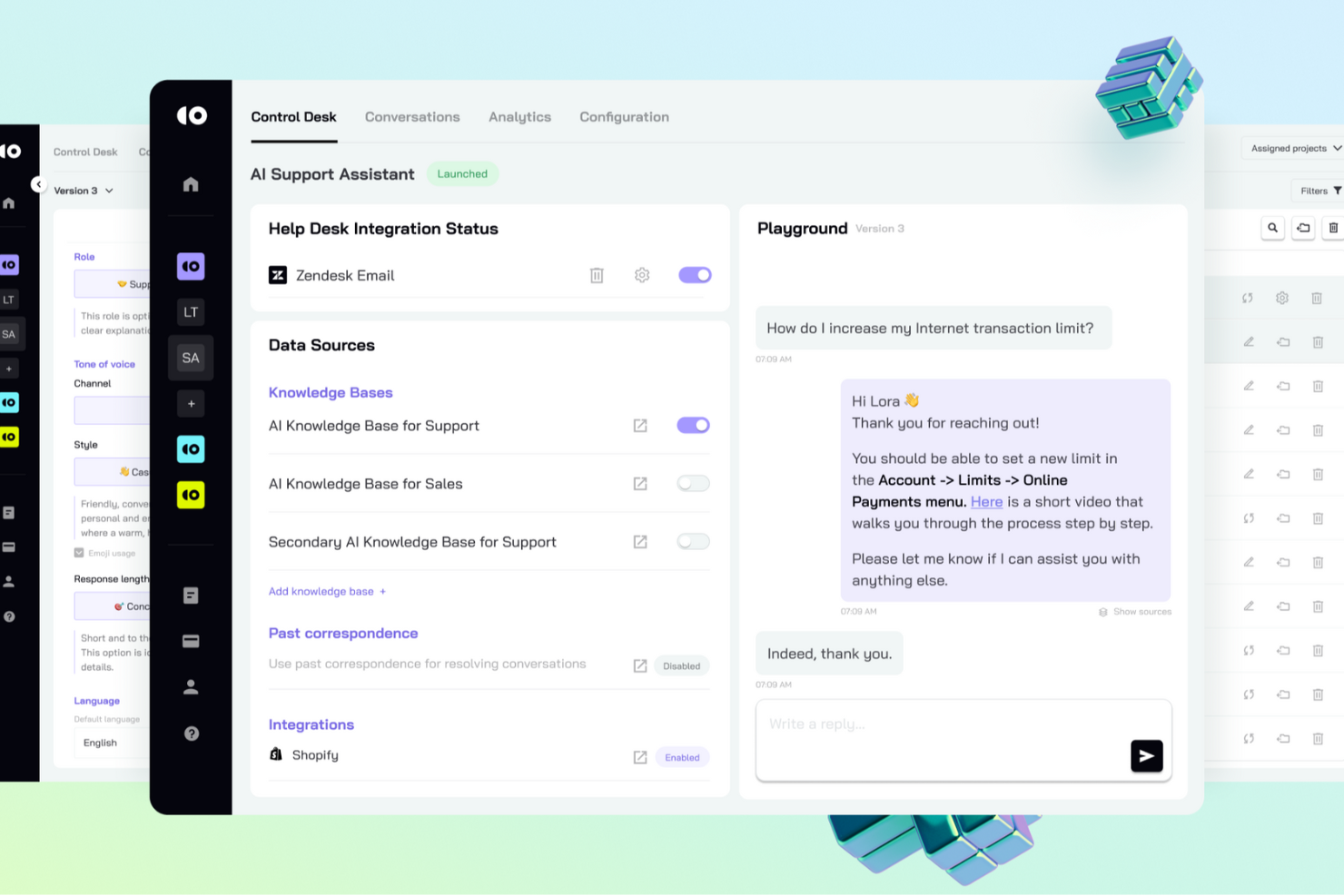 CoSupport AI screenshot - 10 migliori chatbot AI per il servizio clienti nel 2026