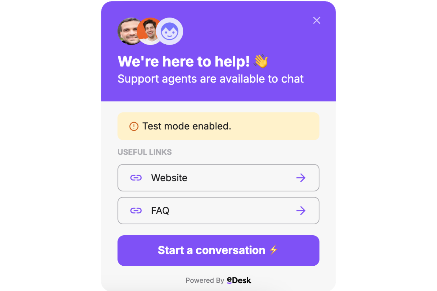 eDesk screenshot - 10 migliori chatbot AI per il servizio clienti nel 2026
