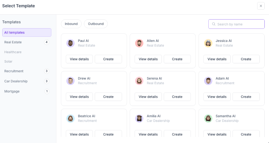 Synthflow AI screenshot - 10 Migliori software gratuiti per call center AI recensiti nel 2026