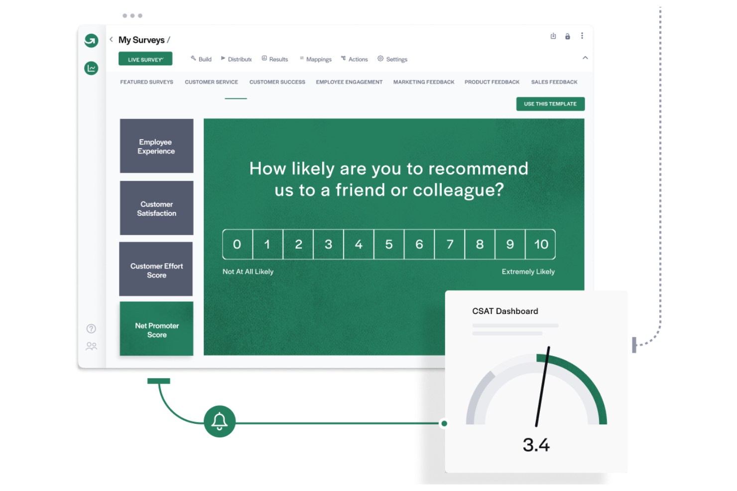 GetFeedback screenshot - 10 migliori alternative a Qualtrics recensite nel 2026