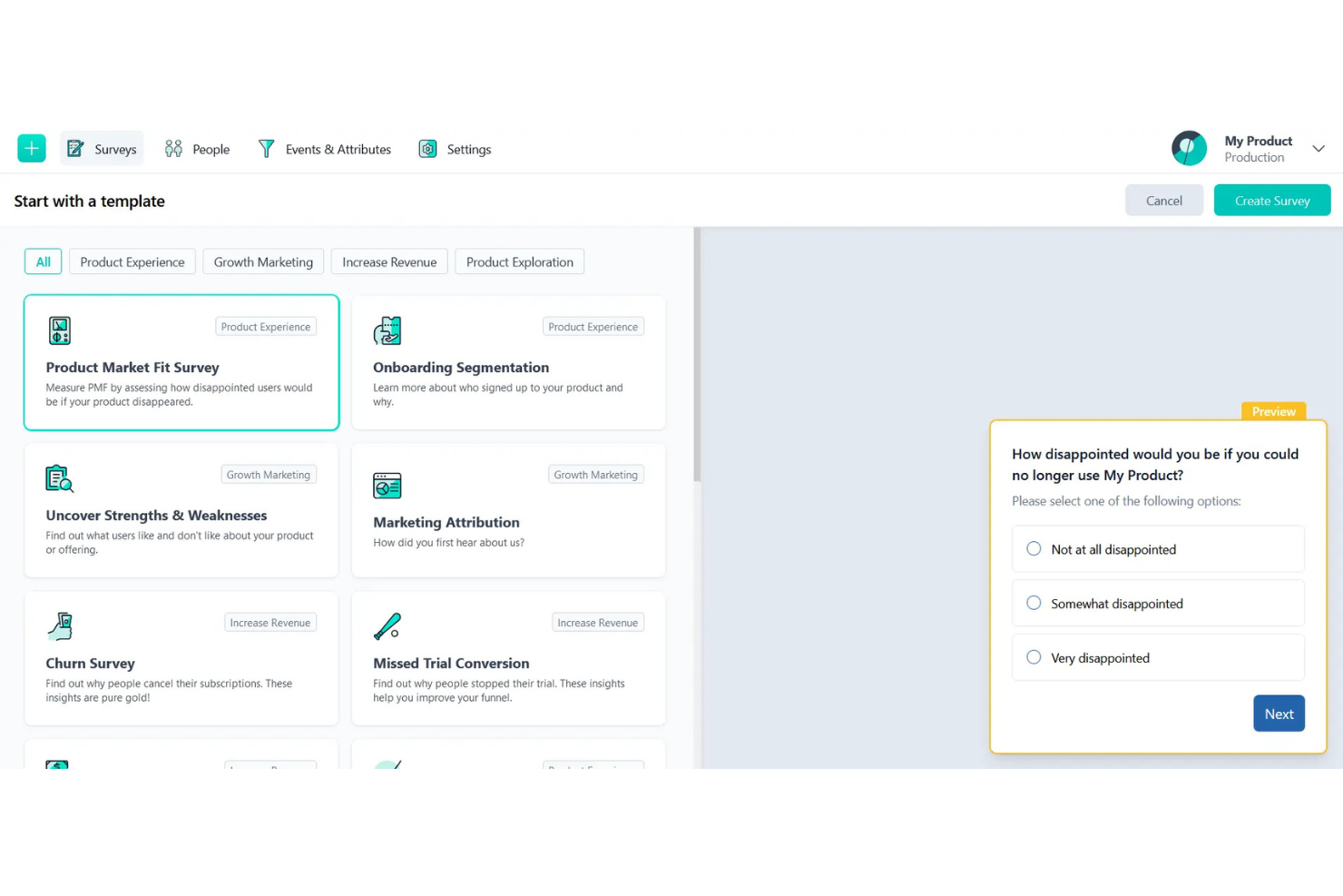 Formbricks screenshot - 10 migliori alternative a Qualtrics recensite nel 2026
