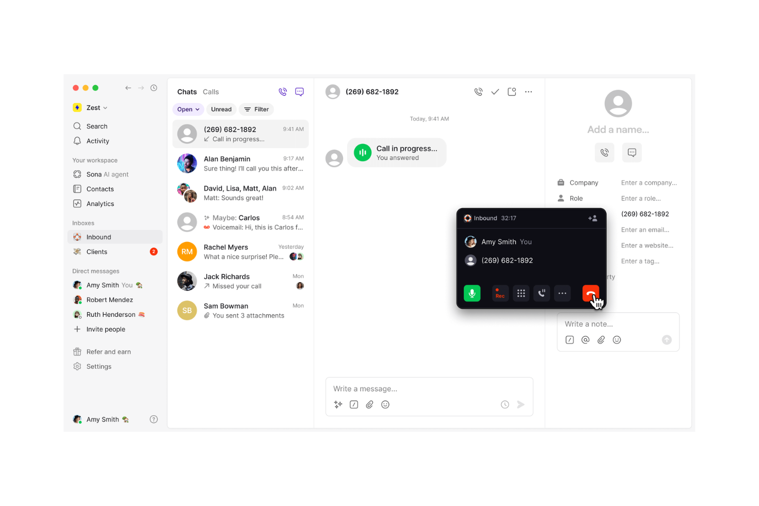 Quo screenshot - 10 Mejores Alternativas a Ringover Analizadas en 2026