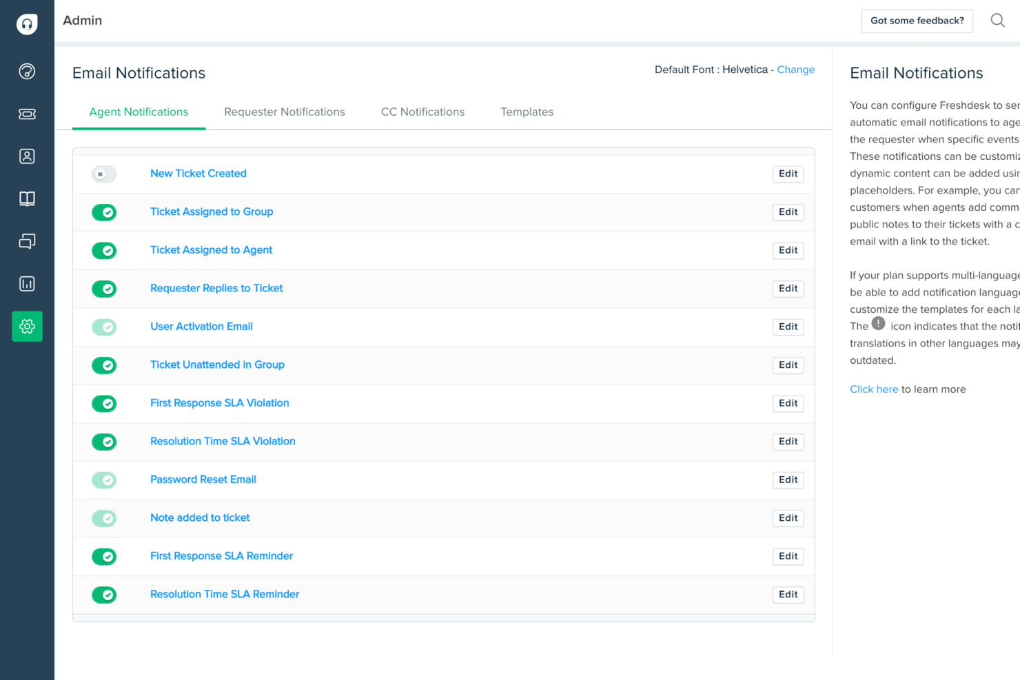 Freshdesk screenshot - 10 migliori piattaforme di esperienza cliente AI nel 2026
