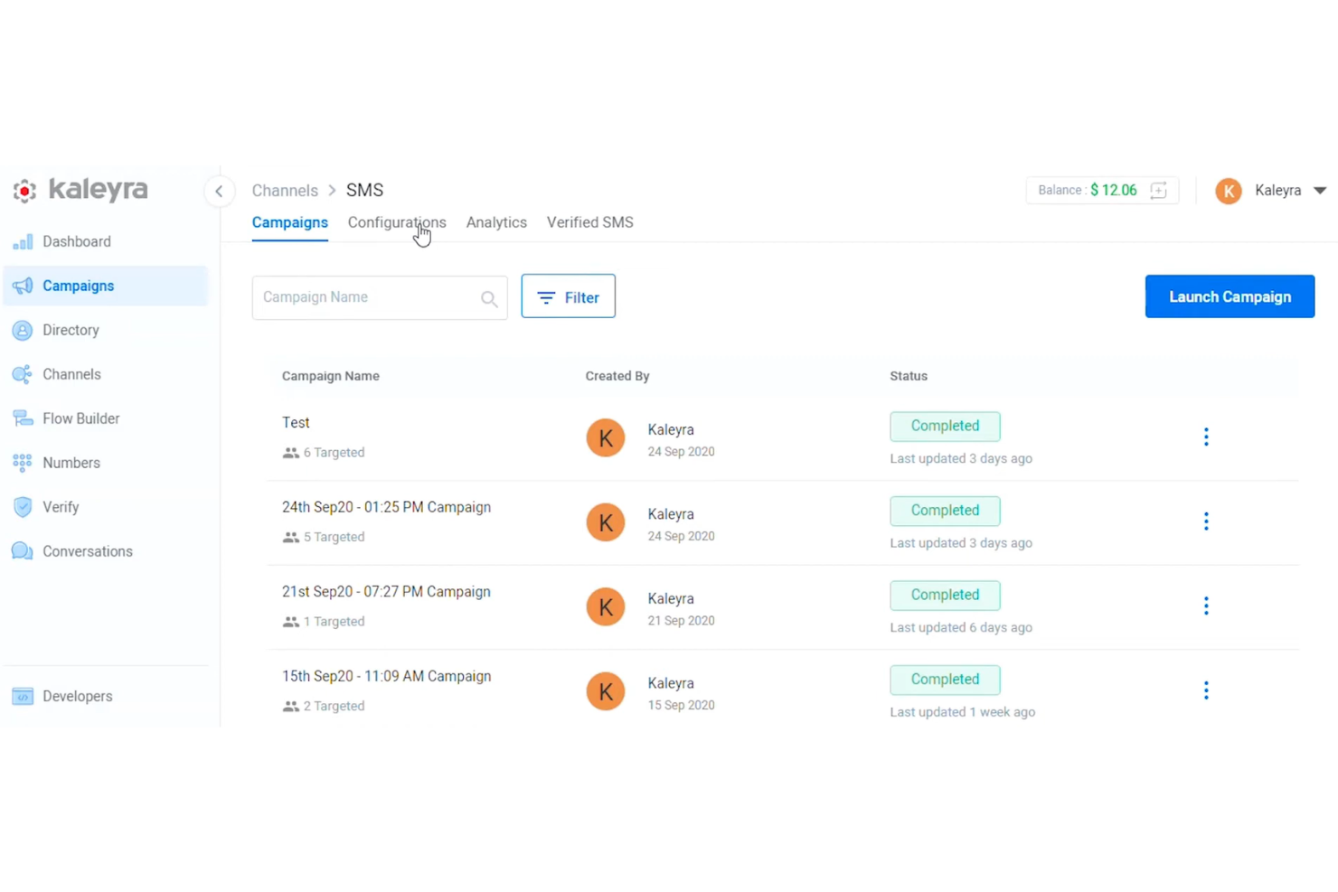 Kaleyra screenshot - 10 Mejores Alternativas a Twilio para 2026