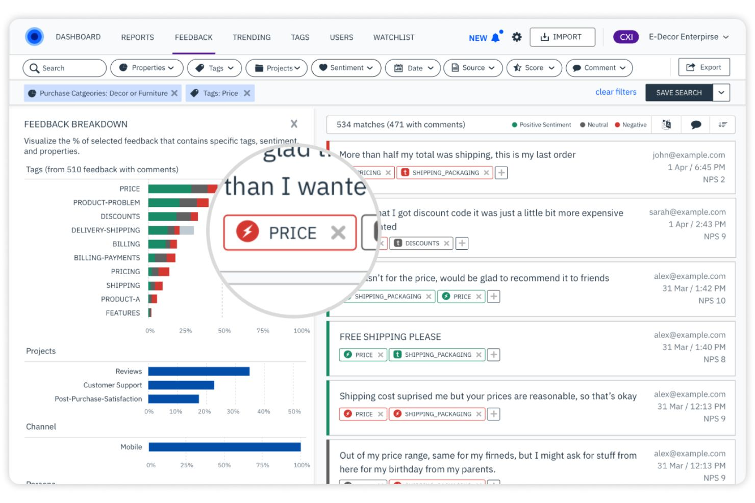 InMoment screenshot - 10 Mejores Herramientas de Análisis de la Experiencia del Cliente para 2026