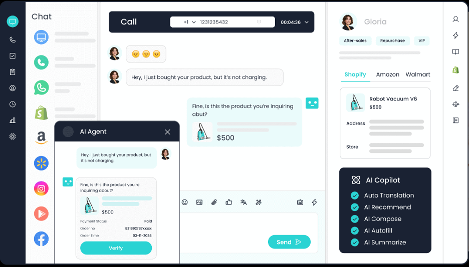 Sobot screenshot - 10 Migliori software gratuiti per call center AI recensiti nel 2026
