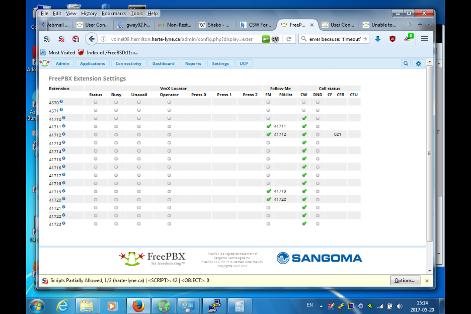 FreePBX screenshot - 10 Mejores Software Gratuitos de Centro de Llamadas con IA en 2026