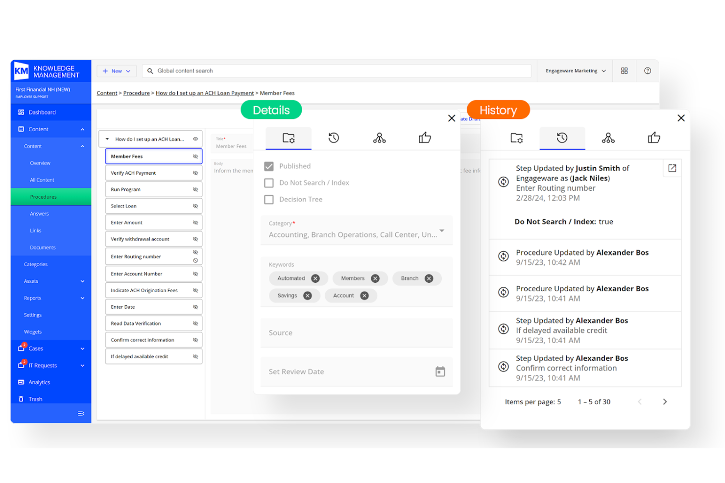 Engageware screenshot - 10 Migliori soluzioni software di self-service clienti recensite nel 2026