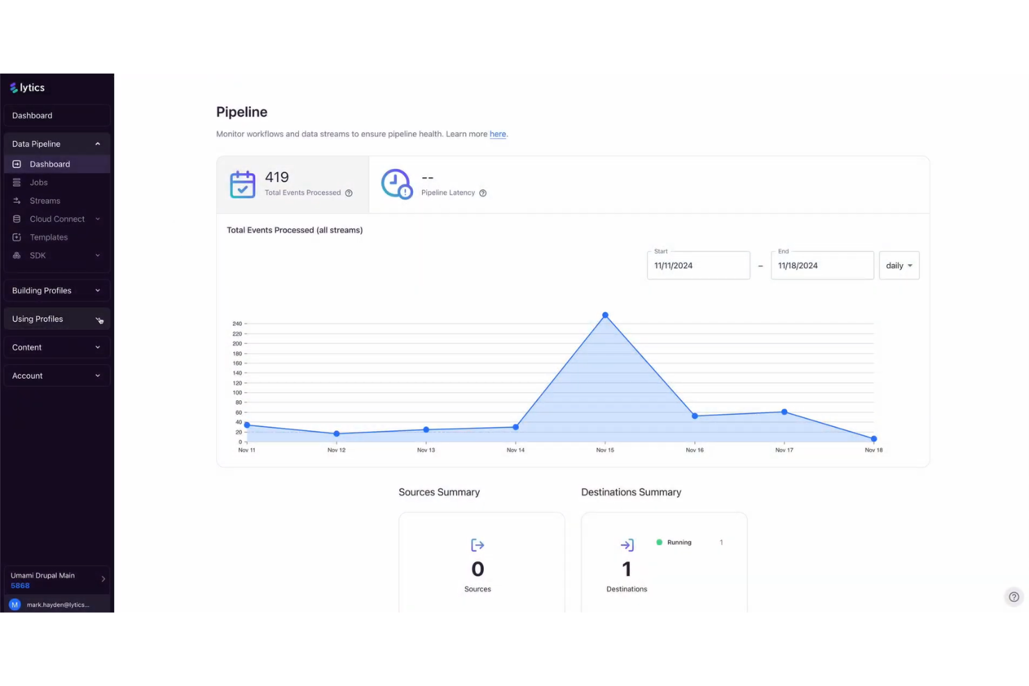 Contentstack screenshot - 10 Mejores alternativas a Segment para 2026