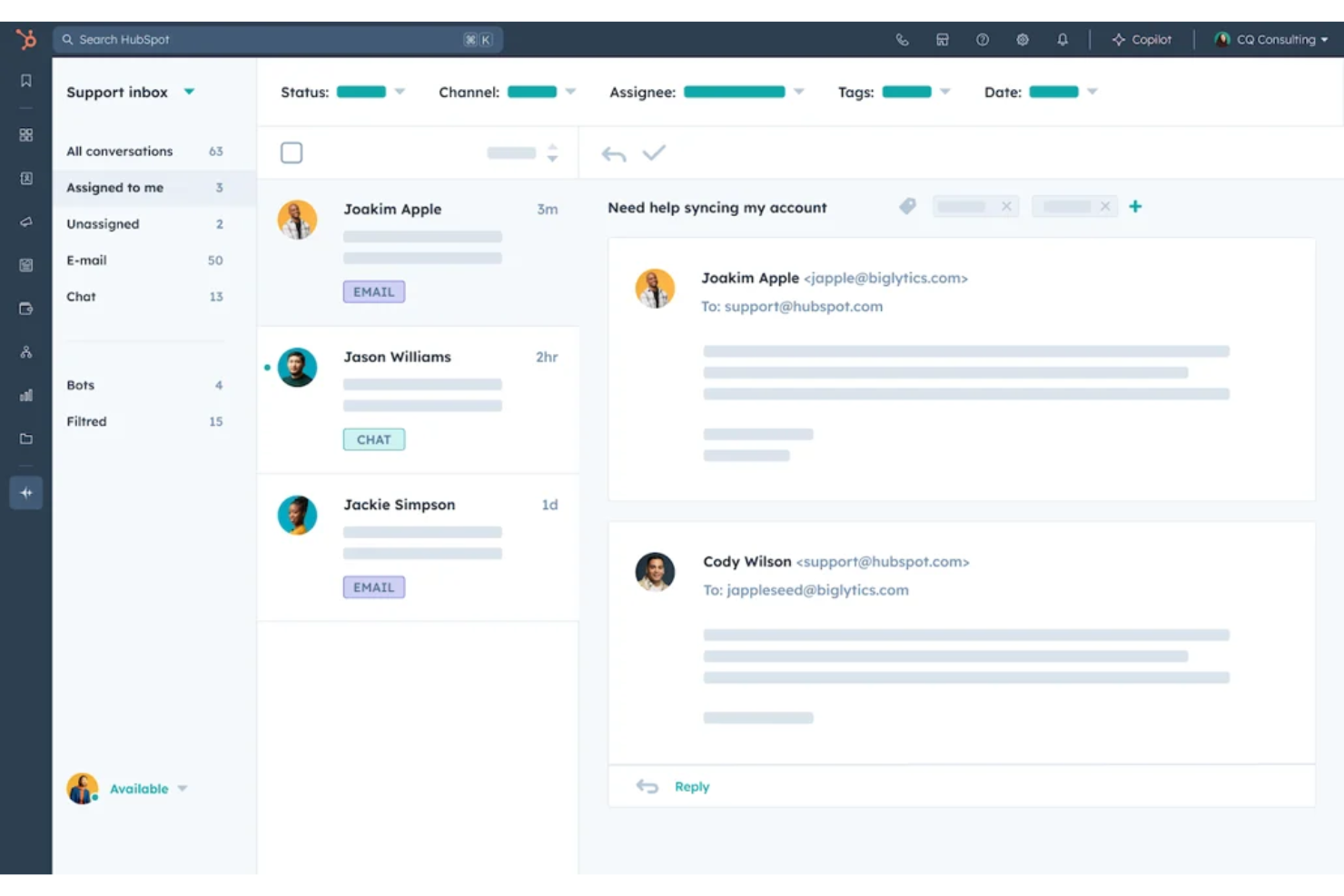 HubSpot Service Hub screenshot - I 10 migliori software per l’autoassistenza dei clienti recensiti nel 2026