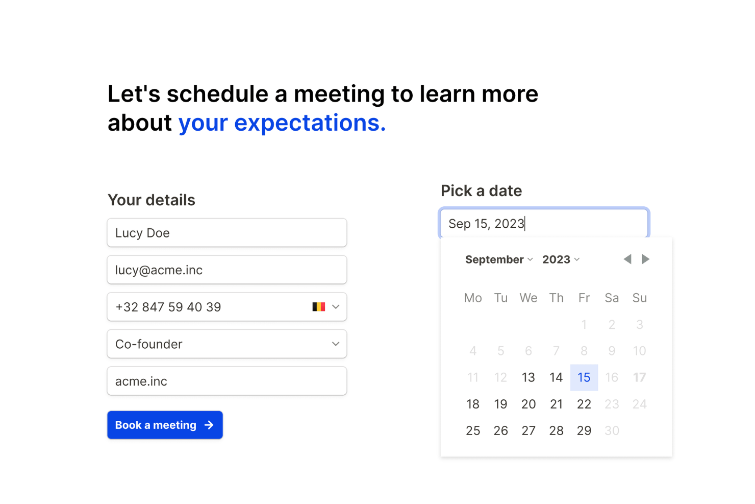 Tally screenshot - 10 migliori alternative a Typeform nel 2026