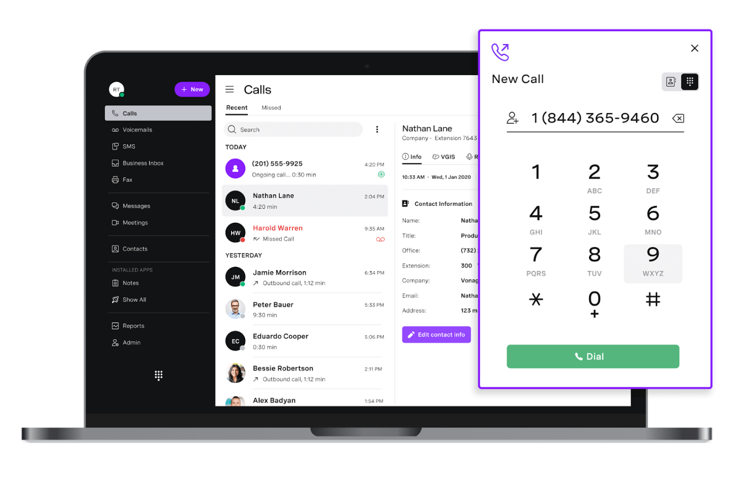Vonage screenshot - 10 Mejores Programas de Centralita VoIP Analizados en 2026