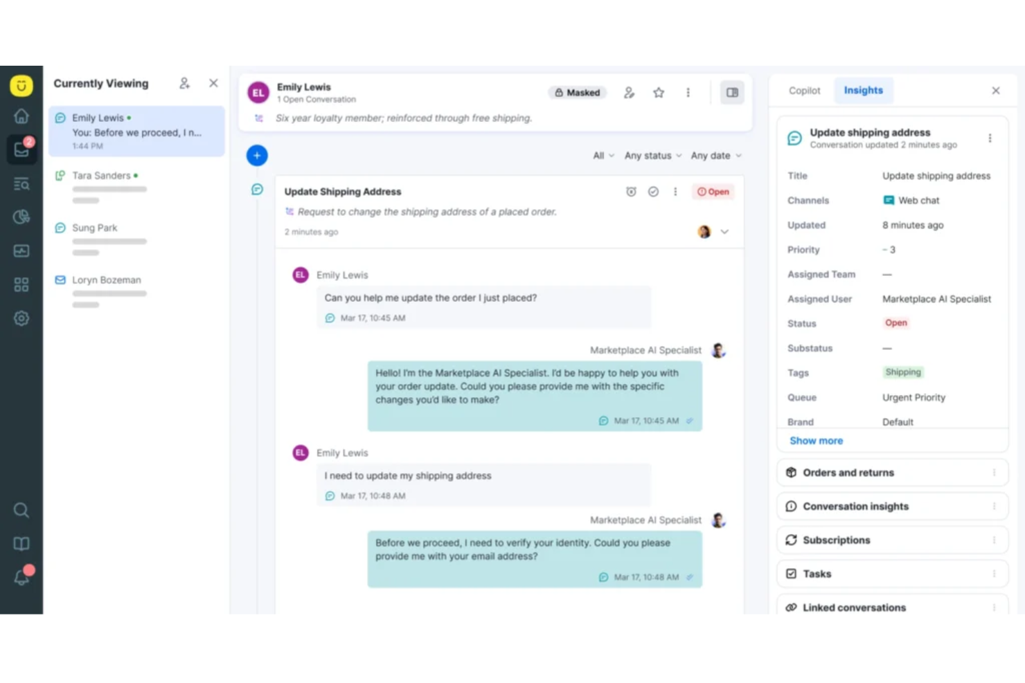 Kustomer screenshot - 10 Migliori soluzioni software di self-service clienti recensite nel 2026