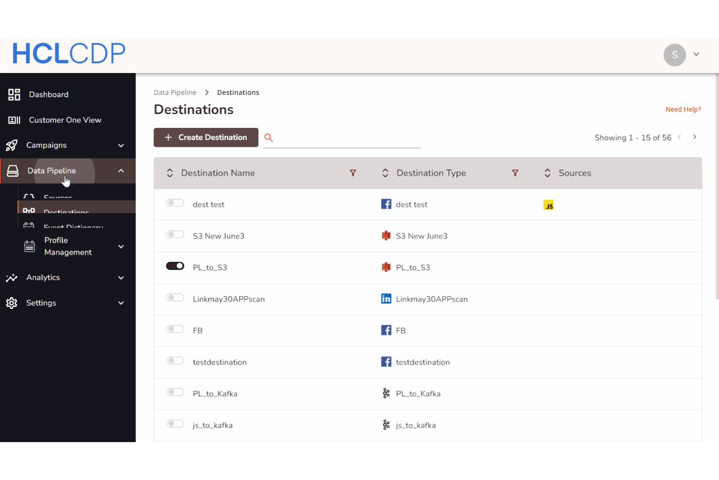 HCL Customer Data Platform (HCL CDP) screenshot - 10 migliori piattaforme di gestione dati dei clienti in India recensite nel 2026