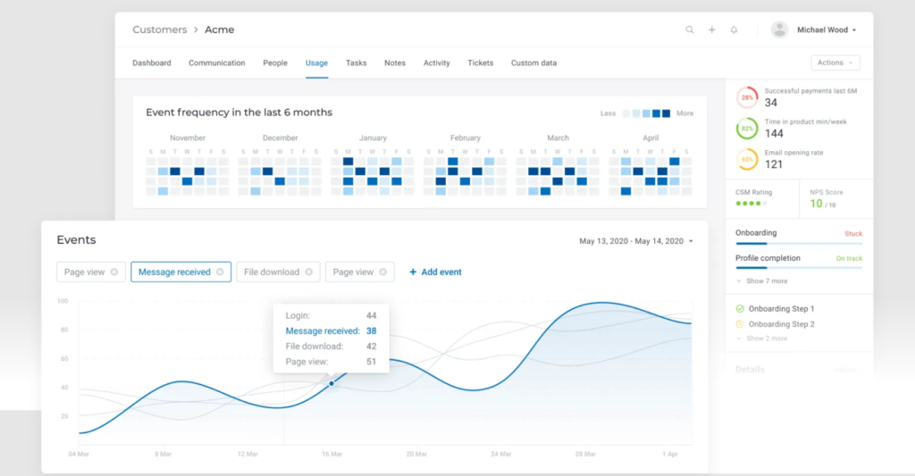 Custify screenshot - 10 migliori software per l’assistenza clienti del 2026