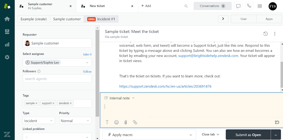 Zendesk screenshot - 10 Mejores Software de Éxito del Cliente de 2026