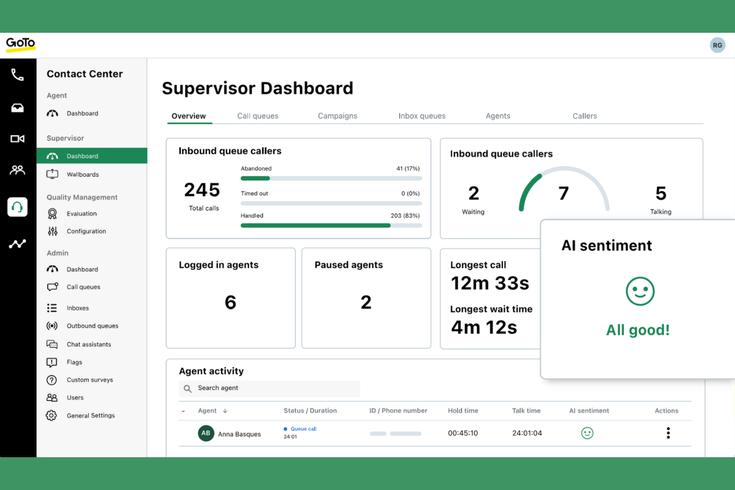 GoTo Connect screenshot - 10 Migliori alternative a Nextiva recensite nel 2026